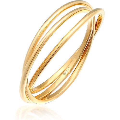 Ringe - Ring Wickelring Trio Basic 375 Gelbgold - Gr. 56 MM - in - für Damen - Elli - Modalova