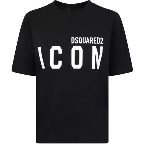 Icon Black T-Shirt - Größe XS - schwarz - Dsquared2 - Modalova
