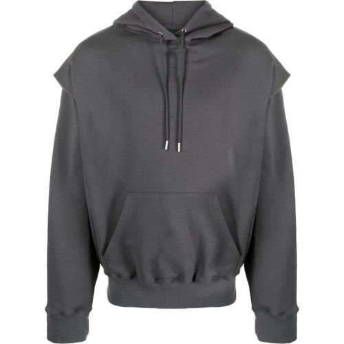 Outline logo hoodie gray - Größe L - HELIOT EMIL - Modalova