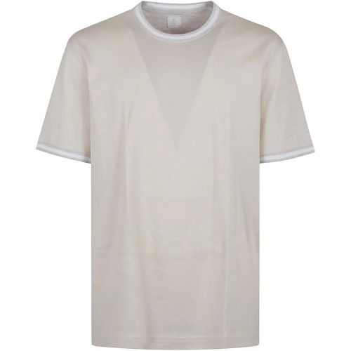 Relaxed-Fit Cotton T-Shirt With Contrasting - Größe L - Eleventy - Modalova