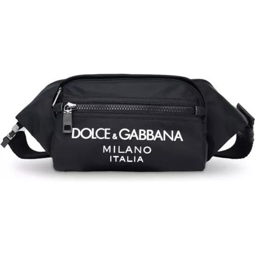 Crossbody Bags - Black Nylon Belt Bag - Gr. unisize - in - für Damen - Dolce&Gabbana - Modalova