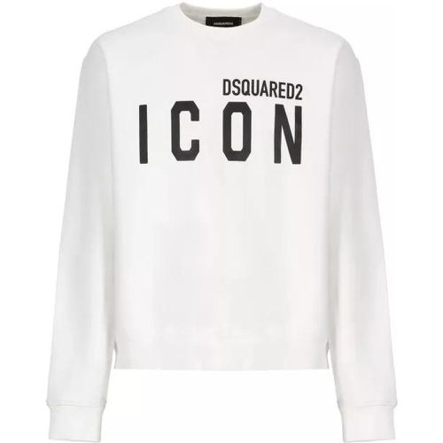 Sweater With Logo - Größe L - white - Dsquared2 - Modalova