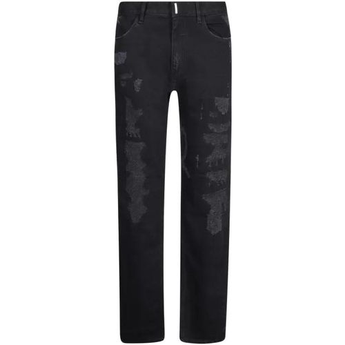 Slim-Fit Jeans With A Distressed-Effect - Größe 30 - black - Givenchy - Modalova