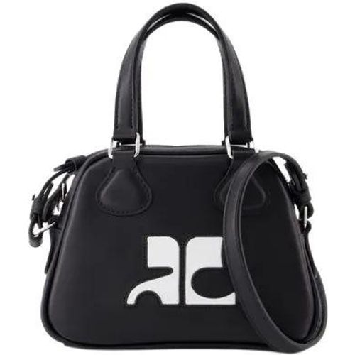 Shopper - Mini Bowling Bag - Leather - Black - Gr. unisize - in - für Damen - Courrèges - Modalova