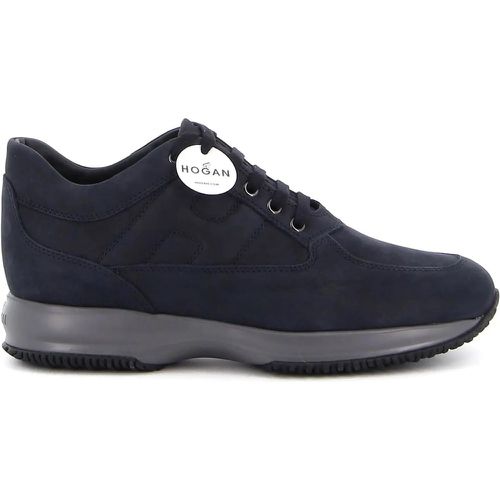 Low-Top Sneaker - Sneaker Interactive nabuk blue - Gr. UK_6_5 - in - für Damen - Hogan - Modalova