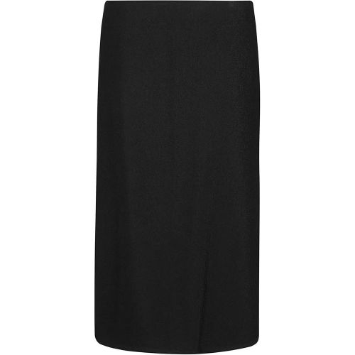 Satin Effect Skirt With Central Zip Closure - Größe 38 - Jil Sander - Modalova