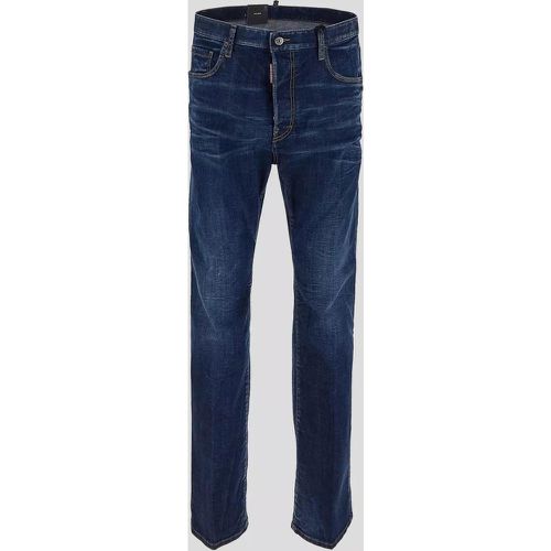 Regular Fit Cotton Jeans - Größe 44 - blue - Dsquared2 - Modalova