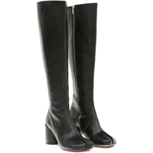 Stiefel - Black Leather Tabi Boot - Gr. 39 (EU) - in - für Damen - MM6 Maison Margiela - Modalova