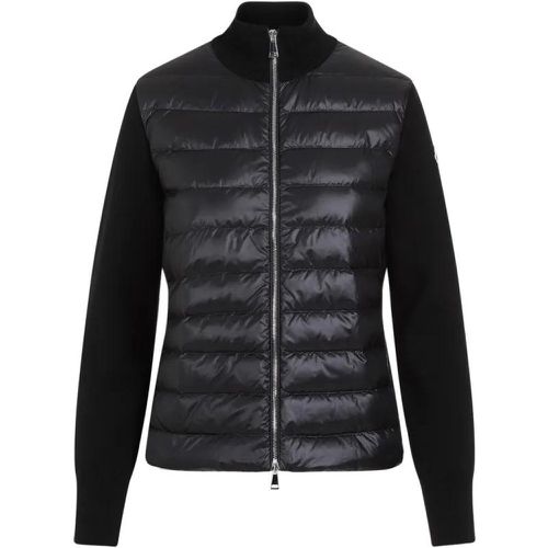 Knitted Black Polyamide Cardigan - Größe XS - schwarz - Moncler - Modalova