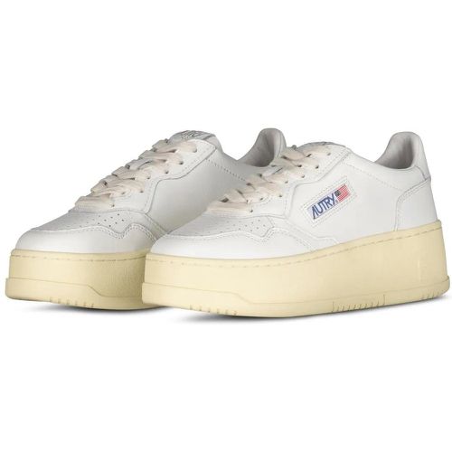 Low-Top Sneaker - Plateau Sneaker aus Leder - Gr. 40 (EU) - in - für Damen - Autry International - Modalova