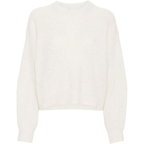 Wool Crewneck Sweater - Größe M - BRUNELLO CUCINELLI - Modalova