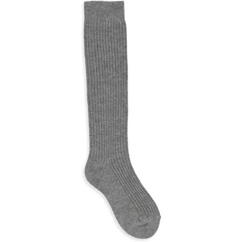 Grey Cucinelli Cashmere And Viscose Socks - Größe L - grau - BRUNELLO CUCINELLI - Modalova