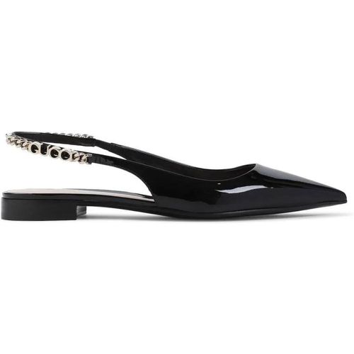 Loafers & Ballerinas - Black Leather Signoria Ballerina - Gr. 36 (EU) - in - für Damen - Gucci - Modalova