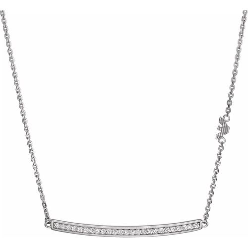 Halskette - Sterling ID Necklace - Gr. unisize - in Silber - für Damen - Emporio Armani - Modalova