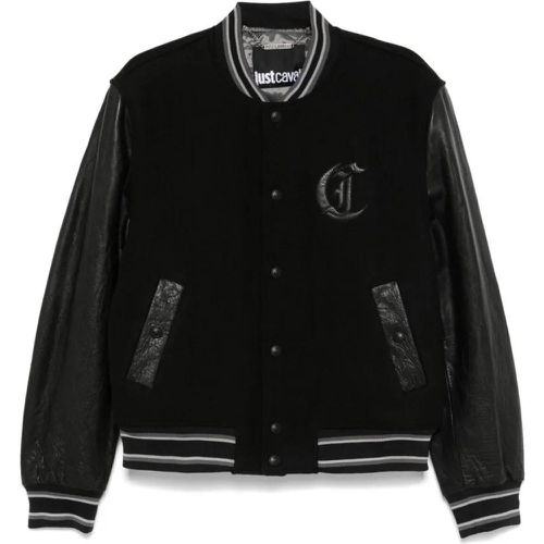 Leather Bomber - Größe 48 - Just Cavalli - Modalova