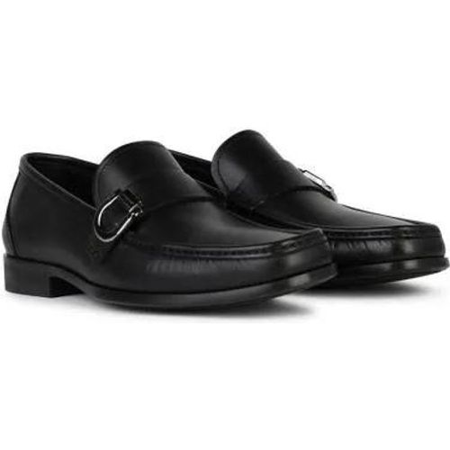 Loafers & Ballerinas - Caspian' Black Leather Loafers - Gr. 6_5 - in - für Damen - Salvatore Ferragamo - Modalova