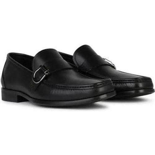 Loafers & Ballerinas - Caspian' Black Leather Loafers - Gr. 6_5 - in - für Damen - Salvatore Ferragamo - Modalova