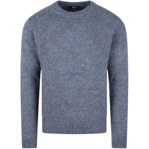 Alpaca Sweater - Größe 46 - blau - Herno - Modalova