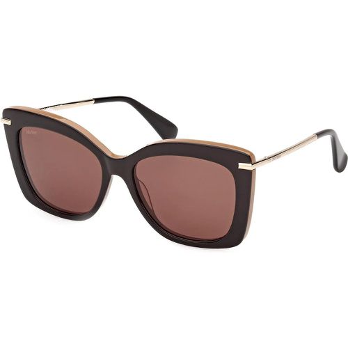 Sonnenbrille - BETH1 - Gr. unisize - in Dunkelbraun - für Damen - Max Mara - Modalova