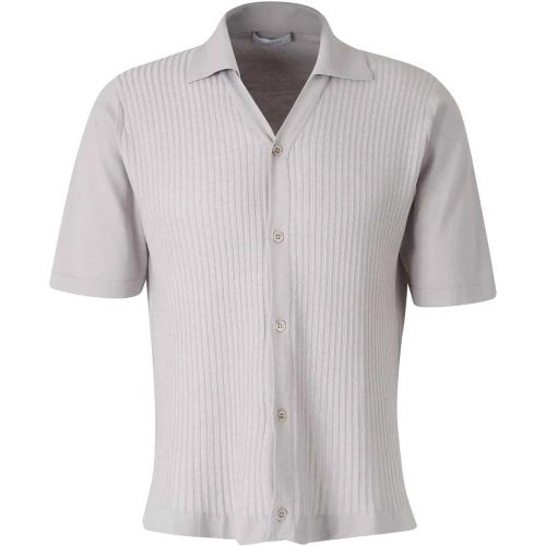 Textured Cardigan Polo - Größe 48 - Cruciani - Modalova