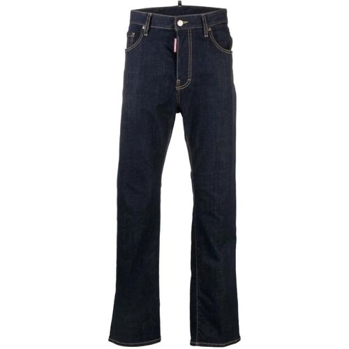 Indigo Blue Stretch-Cotton Denim Jeans - Größe 48 - Dsquared2 - Modalova