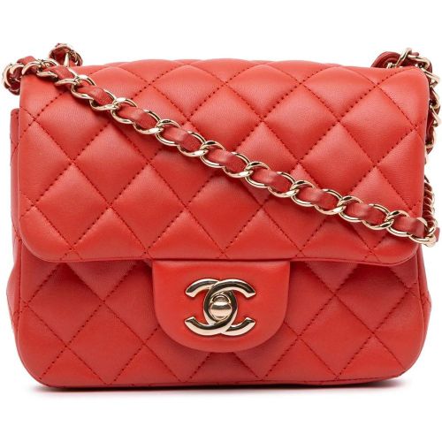 Shopper - Mini Square Classic Lambskin Single Flap - Gr. unisize - in - für Damen - Chanel - Modalova