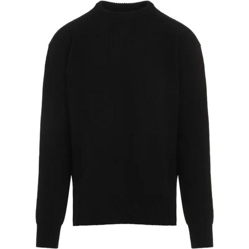 Fisherman Black Wool Pullover - Größe M - Rick Owens - Modalova