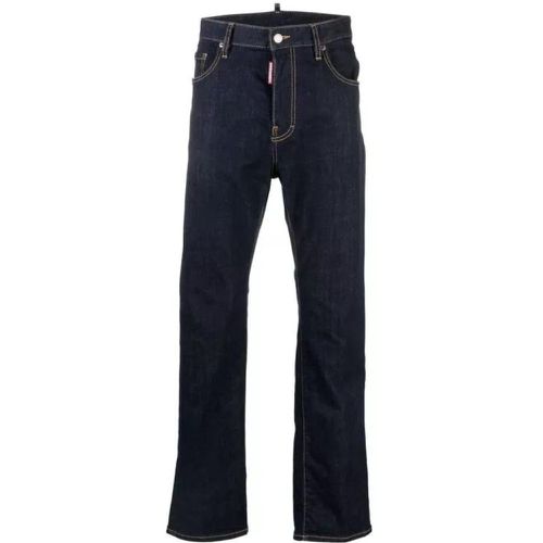 Logo-Patch Slim-Leg Denim Jeans - Größe 48 - Dsquared2 - Modalova