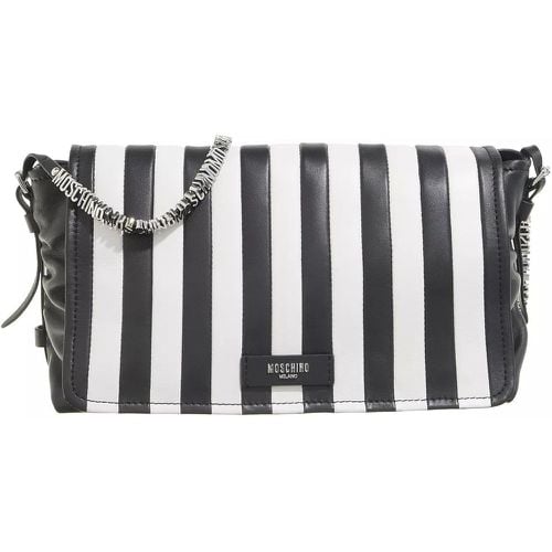 Pochettes - Stripes Mini Lettering Shoulder Bag - Gr. unisize - in - für Damen - Moschino - Modalova