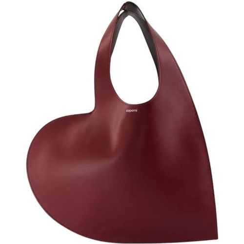 Tote - Heart Tote Bag Shopper Bag - Leather - Red - Gr. unisize - in - für Damen - Coperni - Modalova