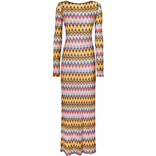 Multicolour Zigzag Maxi Dress - Größe 40 - Missoni - Modalova