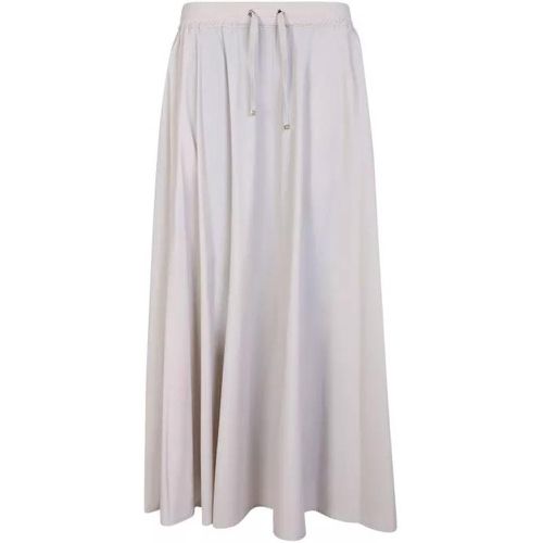 Light Grey Strech Nylon Long Skirt - Größe 46 - grau - Herno - Modalova