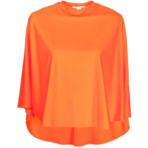 Orange Satin Cape Top - Größe 38 - orange - Stella Mccartney - Modalova
