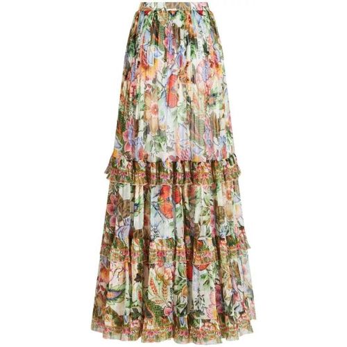 Multicolor Floral-Print Maxi Skirt - Größe 44 - multi - ETRO - Modalova