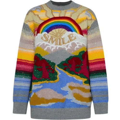 Multicolor Wool Blend King Sweater - Größe 40 - multi - Stella Mccartney - Modalova