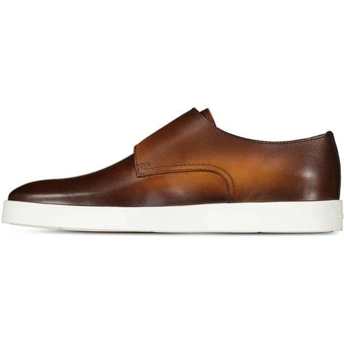 Low-Top Sneaker - Doppel-Monkstraps aus Leder - Gr. 44 (EU) - in - für Damen - Santoni - Modalova