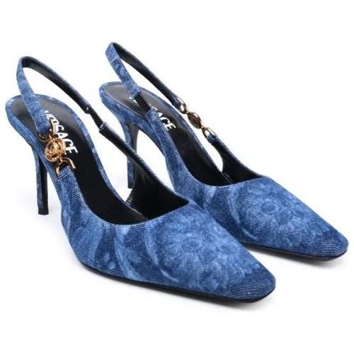 Pumps & High Heels - Sling Back In Light Blue Jeans - Gr. 36 (EU) - in - für Damen - Versace - Modalova