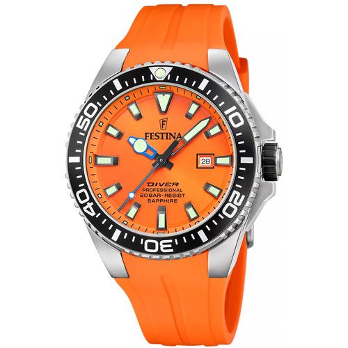 Uhren - Diver herren Uhr Orange F20664/4 - Gr. unisize - in Schwarz - für Damen - Festina - Modalova