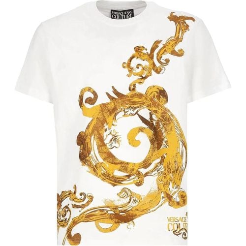 T-shirts And Polos White - Größe S - Versace Jeans Couture - Modalova