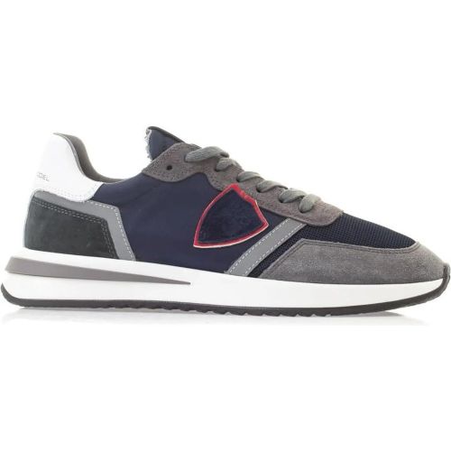 Low-Top Sneaker - Sneaker grijs blauw - Gr. 41 (EU) - in - für Damen - Philippe Model - Modalova