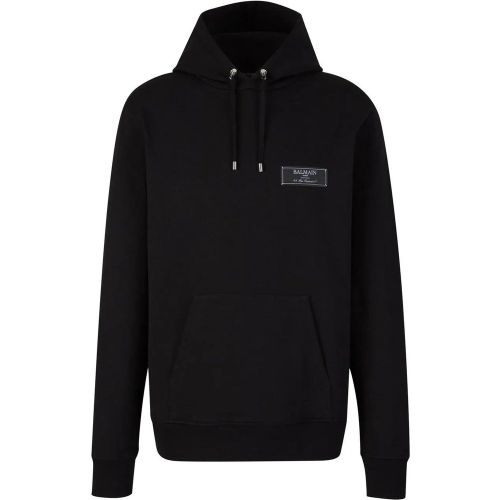 Cotton Hood Sweatshirt - Größe L - Balmain - Modalova