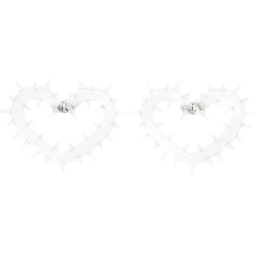 Ohrringe - Clear Spiky Heart Hoops Earrings - für Damen - HUGO - Modalova