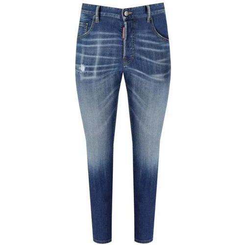Skater Medium Washed Blue Jeans - Größe L - blue - Dsquared2 - Modalova