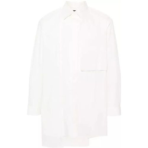 White Layered Poplin Shirt - Größe L - white - Y-3 - Modalova