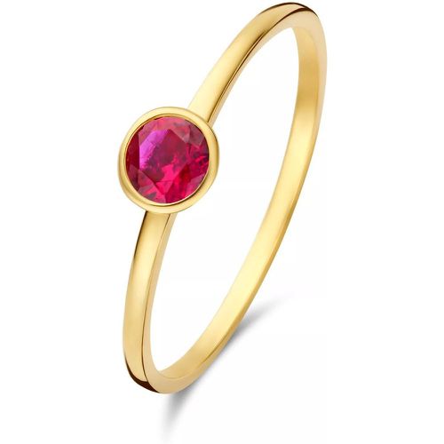 Ring - Baguette 14 Karat Ring mit Zirkonia - Gr. 50 - in Braun - für Damen - Isabel Bernard - Modalova