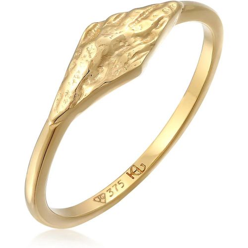 Ring - Ring Siegelring Marquis - Gratitude 375 Gelbgold - Gr. 54 MM - in - für Damen - Haze & Glory - Modalova