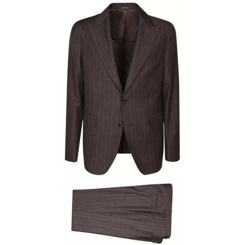 Wool-Blend Suit - Größe 46 - brown - Tagliatore - Modalova