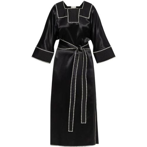 Belted Silk Maxi Dress - Größe 6 - TORY BURCH - Modalova