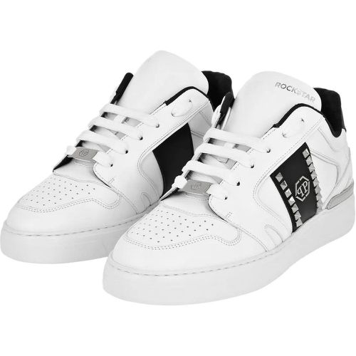 Low-Top Sneaker - Sneaker Leder Sneaker Mit Schmucksteinen Mit Schmu - Gr. 37 (EU) - in - für Damen - Philipp Plein - Modalova