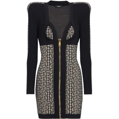 Pb Monogram Mini Dress - Größe 38 - Balmain - Modalova